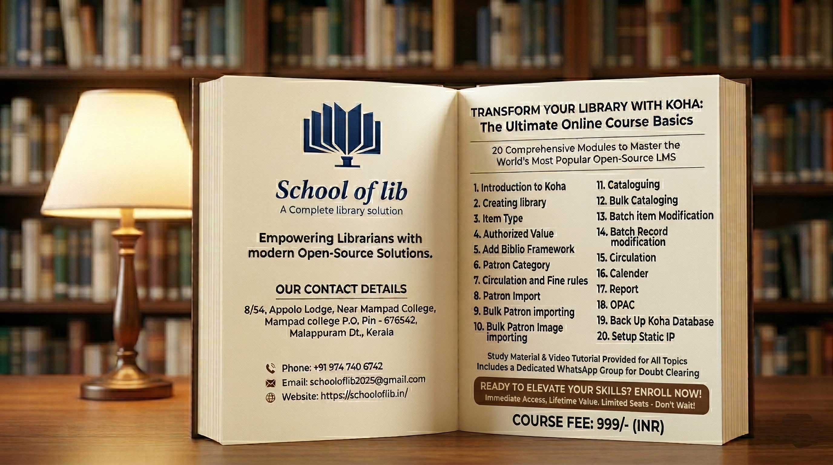 New Koha Course Poster